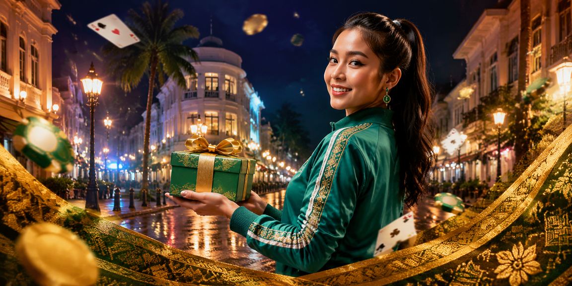 Model Vietnam memperlihatkan antarmuka permainan kartu dengan senyuman dan nuansa entertainment yang menarik